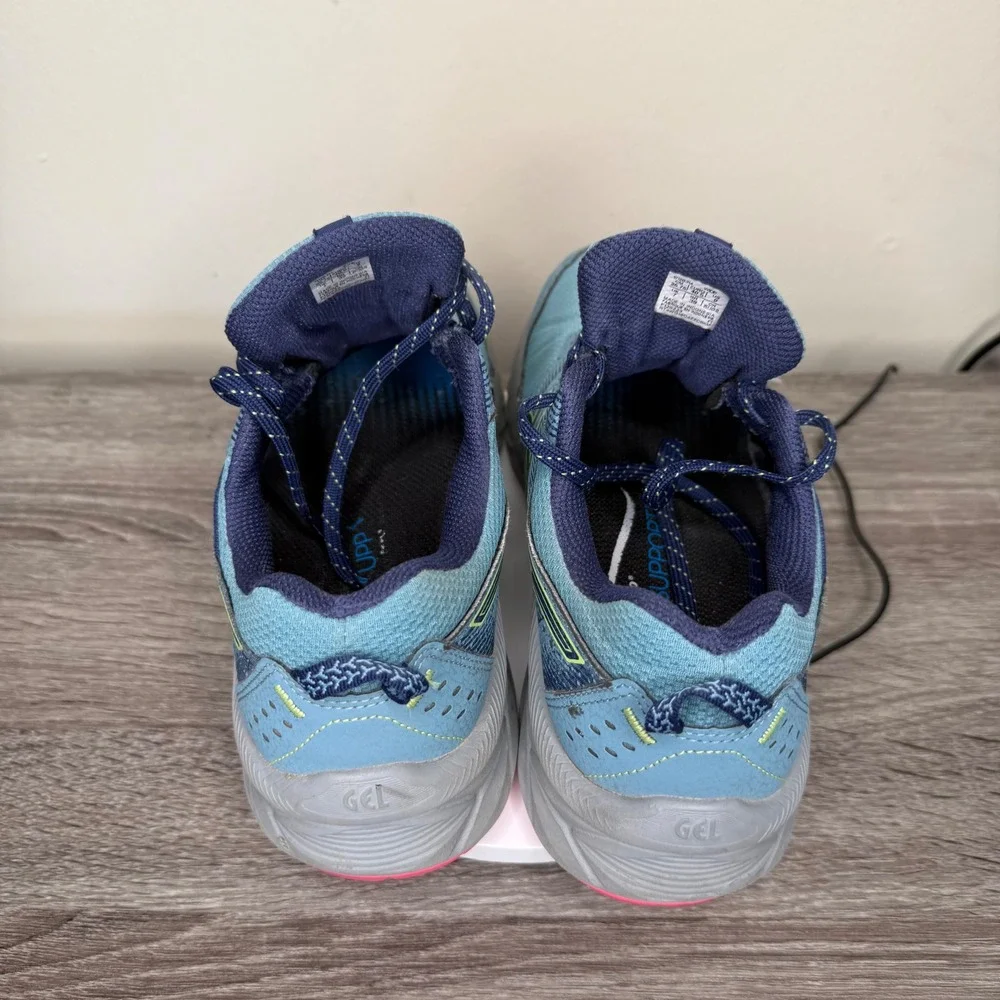 ASICS Gel Venture 8 Wide Women's Running Shoes Teal Pink Size 9‎ Wide